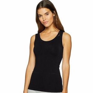 Yummie BLACK Scoop Neck Shaping Tank Top